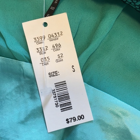 Lapis Size Small Teal Summer Dress - Picture 3 of 8